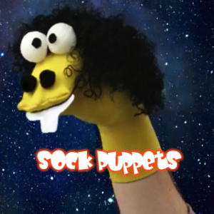animated sock puppet