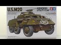 TAMIYA 135 U.S. M 20 Kit Review