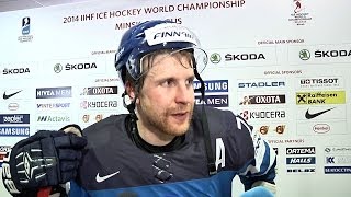 Игроки сборной Финляндии о победе над сборной Чехии в полуфинале чемпионата мира по хоккею