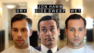 Jon Hamm Inspired Side Sweep | 2 in 1 Hairstyles | GQ LooksJon Hamm Inspired Side Sweep | 2 in 1 Hairstyles | GQ Looks