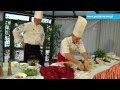Live cooking - devolay faszerowane pasztetem z gęsich wątróbek www.podtezniami.pl