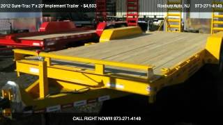 2012 Sure-Trac 7' x 20' Implement Trailer  ST8016AE-B-140 - for sale in Wharton, NJ 07847