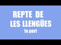 Image of the cover of the video;Repte de les llengües: 1a part