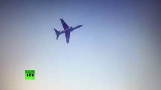 Момент столкновения самолётов ВВС Индии попал на видео (20.02.2019 09:45)