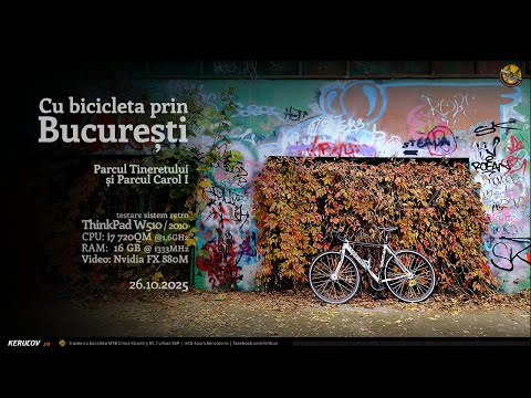 Montaj video: Cu bicicleta prin Bucuresti / Parcul Tineretului si Parcul Carol I / 26 octombrie 2025