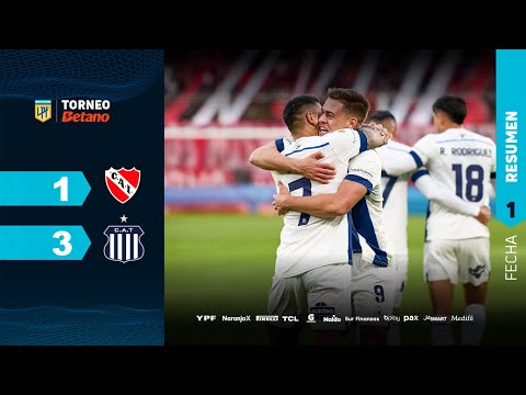 Independiente 1 - 3 Talleres | Resumen | Liga Profesional 2024 Fecha 1
