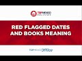 10. Meaning of TMCCC Books, Flags, Red Dates