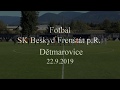 SK Beskyd Frenštát p.R. 3:1 Dětmarovice ► 1. Poločas │ Muži Divize skupina F