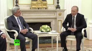 Владимир Путин встретился с президентом Армении
