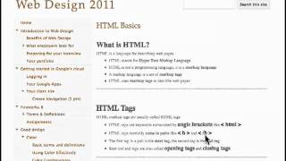 w3schools HTML Basics