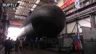 В Санкт-Петербурге торжественно спущена на воду новая подводная лодка «Кронштадт»