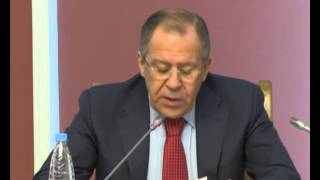 С.Лавров на заседании коллегий МИД России и Беларуси 18.11.2014