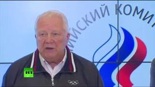 Пресс-подход главы ОКР по созданию комиссии по борьбе с допингом в России