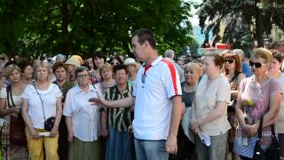 Луганск07.06.2014.Митинг-"Руки прочь от Донбасса"