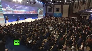 Путин и Назарбаев проводят бизнес-форум в Астане