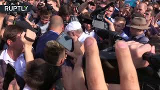 Жириновский подрался на несанкционированном митинге на Пушкинской площади