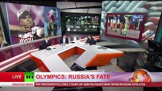 Прямой эфир RT по итогам заседания МОК о допуске сборной России к Олимпиаде в Рио