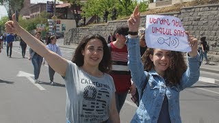 Ереван: угрозы не испугали революционеров