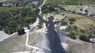 В Волгограде впервые реконструируют монумент «Родина-мать зовёт!» (11.07.2019 01:43)