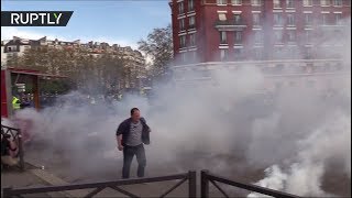 Обычная французская суббота: как прошла 21-я акция протеста «жёлтых жилетов» (07.04.2019 00:41)