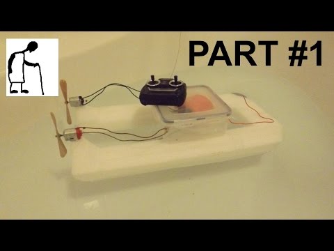 How To Make A Diy Toy Working Boat Using Thermocol Dc Motor Battery