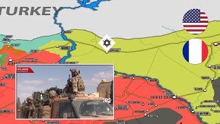 5 июня 2018. Военная обстановка в Сирии. Взрыв возле базы США и Франции на севере Сирии.