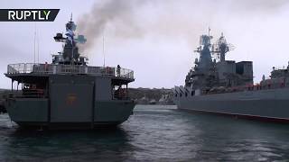Противолодочный корабль «Североморск» вернулся в Севастополь