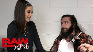 Bayley checks on Elias after he was laid out by Braun Strowman: Raw Fallout, Feb. 12, 2018 Bayley checks on Elias after he was laid out by Braun Strowman: Raw Fallout, Feb. 12, 2018