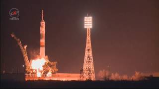 Пуск РКН "Союз-ФГ" с ТПК "Союз МС-03"