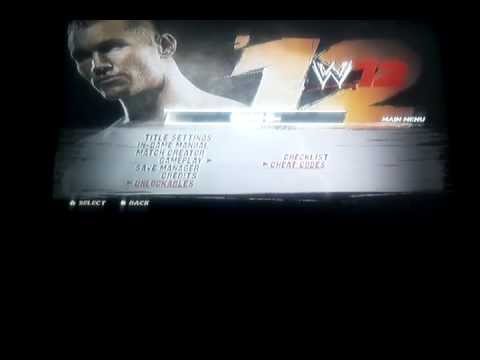 wwe 12 cheat code