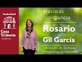 Image of the cover of the video;Entrevista ConCiencia. Rosario Gil