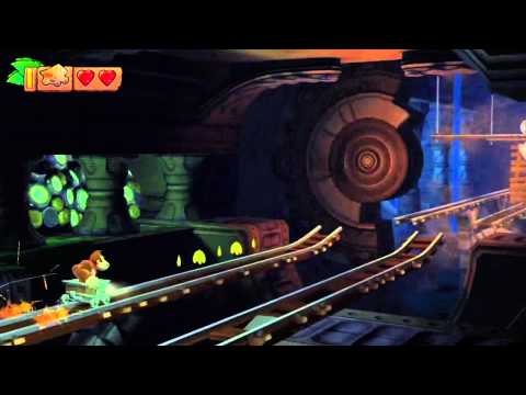 El carro minero de Donkey Kong Country: Tropical Freeze (gameplay) El carro minero de Donkey Kong Country: Tropical Freeze (gameplay)