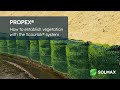 How to establish vegetation with the PROPEX Scourlok system[1]