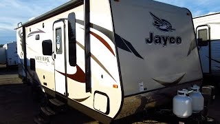HaylettRV.com - 2015 Jayco White Hawk 23MBH Murphy Bed Ultralite Bunkhouse Travel Trailer