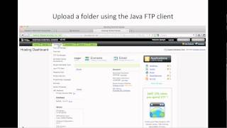 Using the Java FTP Client in GoDaddy
