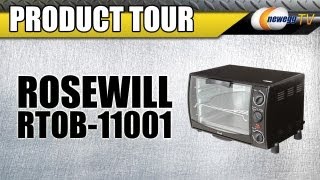 Newegg TV: Rosewill RTOB-11001 22L 6 Slice Black Toaster Oven Broiler Product Tour