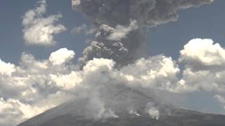 Popocatépetl explosión extraordinaria 17 junio 2013 1:23pm