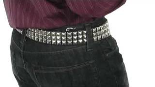 Vans Studded Leather Belt - YouTube