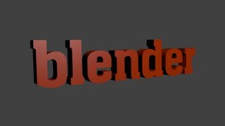 Blender 3dテキストの作成 初心者 Youtube