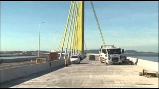 Passeio pela ponte Anita Garibaldi Laguna
