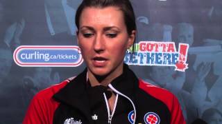 Draw 7 Media Scrum - 2013 Scotties Tournament of Hearts