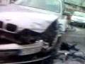 CRASH in Lithuania BMW 530i VS Jeep Grand Cherokee 28-11-08