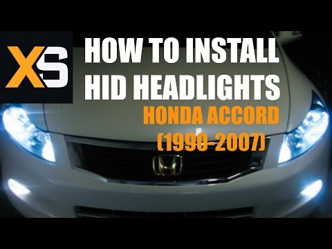 DIY HID Xenon Install Honda Accord 19902007
