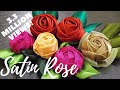 D.I.Y. Handmade Satin Rose - Tutorial