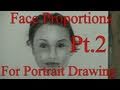 Part2: How to Draw Face, Front View Step by Step