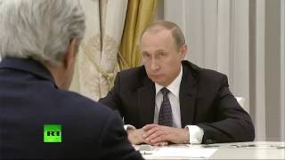 Владимир Путин встретился с Джоном Керри в Кремле