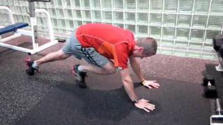 tricep plank extension