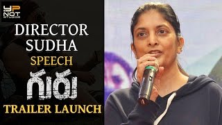 Director Sudha Kongara Speech | Guru Movie Trailer Launch | Venkatesh | Ritika | Santhosh Narayanan