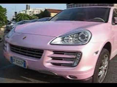 Paris Hilton's Pink Porsche Cayenne 
