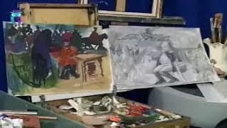 Уроки рисования (№ 151). Эскизы к картине-диптиху "Наполеон и Кутузов"